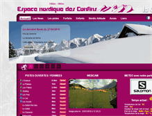 Tablet Screenshot of laclusaz-nordic.com